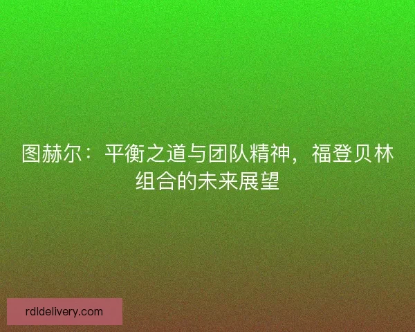 图赫尔：平衡之道与团队精神，福登贝林组合的未来展望